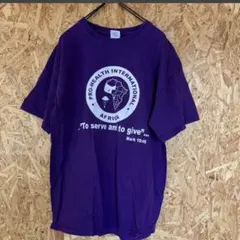 GILDAN 紫色 Tシャツ プロヘルスインターナショナル　USA古着　Lサイズ