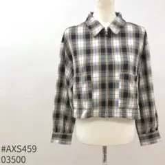 【完売品】RETRO GIRLジップショートSH サイズF ブラウン系