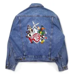 90年代 Warner Bros. ルーニーチューンズ キャラクター刺繍 デニム