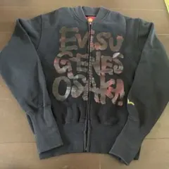 EVISU スウェット ブルゾン トラックジャケット パーカー ロゴ プリントのサムネイル