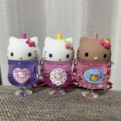 ハローキティ 90s カラフルソーダキーホルダー　全３種セット