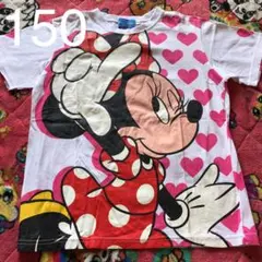 ディズニーリゾートミニー ちゃんTシャツハートピンク半袖