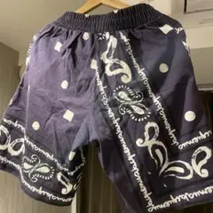GUCCI グッチ バンダナプリント コットンショーツ サイズ46 新品 水色