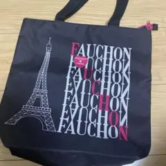 FAUCHON エッフェル塔 トートバッグ 黒