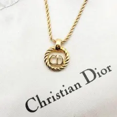 3165-1 保存箱付き極美品✨ Dior ネックレス CD ロゴ 希少 刻印 - メルカリ