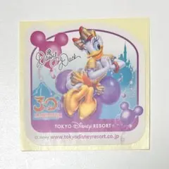 【残り1枚】 非売品　ディズニー　30周年　ステッカー　シール　デイジー