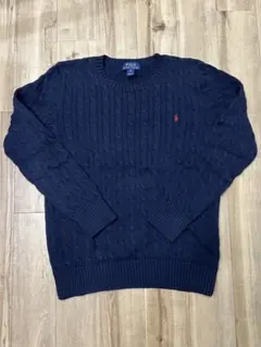 Polo Ralph Lauren ネイビー ケーブルニット