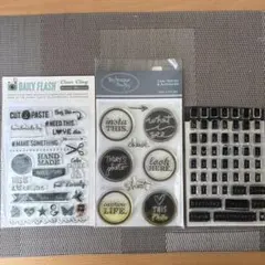 クリアスタンプ３点セット