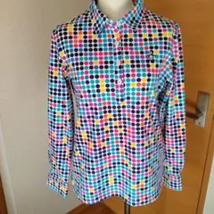 Munsingwear ドット柄 ゴルフシャツ Mサイズ