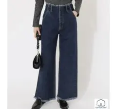 AZUL BY MOUSSY フリンジデニムワイドMサイズ