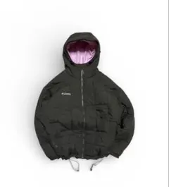 希少カラーColumbia ダウンジャケット ダークブラウン　ピンク