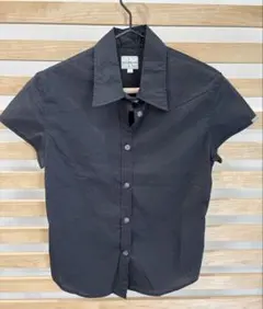 Calvin Klein Jeans 襟付き半袖シャツ 黒　S