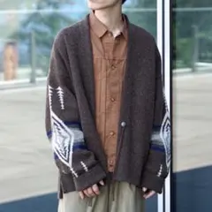 PENDLETON × BEAMS LIGHTS コンチョ ガウン カーディガンのサムネイル