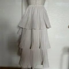 GRL ティアード　ロングスカート　美品