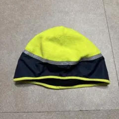 Gap kids ギャップ　キッズ　ビーニー　ニット帽　フリース　黄緑　紺