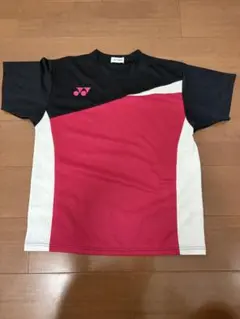 YONEX 半袖スポーツシャツ 黒/ピンク/白