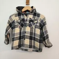 100cm ティンカーベル チェック柄パーカー ジャケット 春 アウター