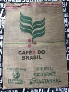 1 ブラジル コーヒー 麻袋 60キロサイズ
