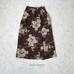 NEW YORKER/ロングスカート/7/ブラウン/花柄/綺麗め/大人可愛いのサムネイル