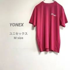 ヨネックス 半袖速乾性Tシャツ バドミントン テニス スポーツ 明るいピンク