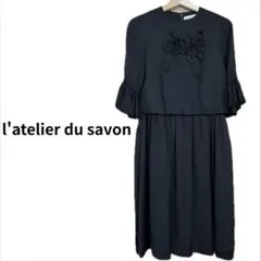 l'atelier du savon ワンピース　フリー　黒　ドレスのサムネイル