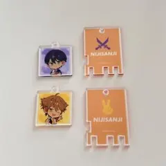 極楽湯コラボ キーホルダー 剣持刀也 伏見ガク