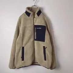 て*つ様 モンベル　メンズ　フリース　ボアジャケット　アウター　古着