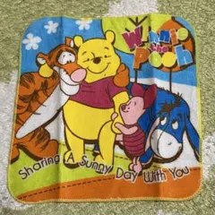 【未使用】プーさん ディズニー ハンカチ タオル
