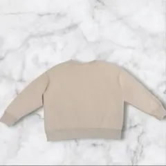 UNIQLO スウェットプルオーバー M ベージュ 裏毛 コットンのサムネイル