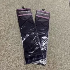 ハイソックス ブラック レディース 2足セット