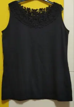 3L～4Lレース付きタンクトップ