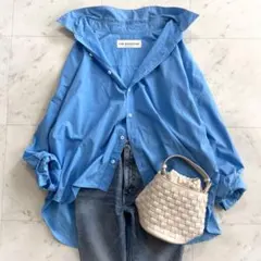 希少S＊フランクアンドアイリーン BARRY コットンスキッパーシャツ