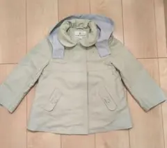 KUMIKYOKU ライトブルーグリーン フード付き裏キルト ジャケット S