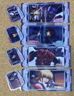 ガンダムSEED FREEDOM ブックマークコレクション　名シーンデザイン4枚