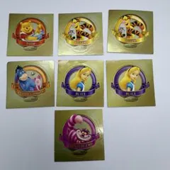 香港ディズニーランド　シール　プー＆アリスセット