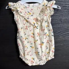花柄ロンパース　ベビー服