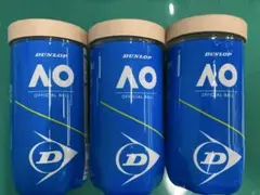 【新品】ダンロップDUNLOP AO 公式テニスボール 2球入り×3缶