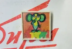 【レア】チェブラーシカ ワニのゲーナ　バッジ ロシア　特殊印刷