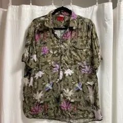 【ビッグサイズ】ヒューゴボス　半袖アロハシャツのサムネイル