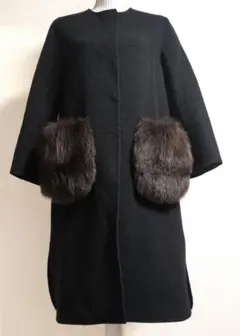 ⭕️肉厚FOX付き ワールド製横スリット付コート