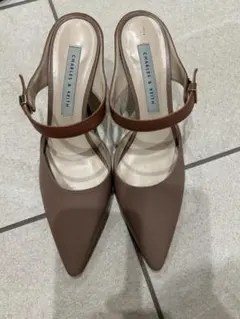 CHARLES & KEITH ブラウン ミュール