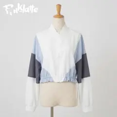 PINK-latte カラーブロック ブルゾン ジップアップ M/150