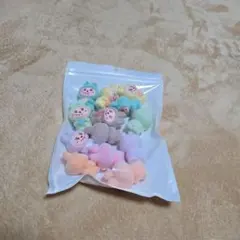 カラフルキャラクターラブブ型デコレーションパーツ１３個セット