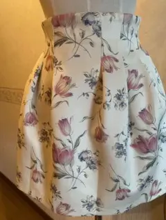 dazzlin 花柄ミニスカート