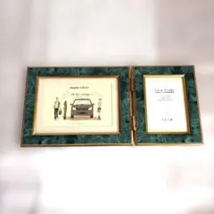 写真立て　フォトフレーム 見開き 2面タイプ