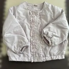 フリル付き薄いピンクジャケット