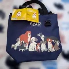 KALDI 犬イラスト トートバッグ