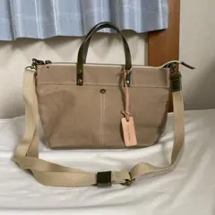 リアルマインド　帆布2wayバッグ　グリーン