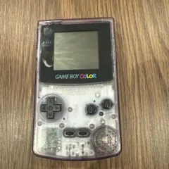 Nintendo ゲームボーイカラー クリアパープル　ジャンク品