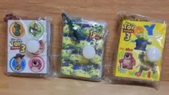 トイストーリー3 　ミニチュアノート　ボールチェーンマスコット　３種類